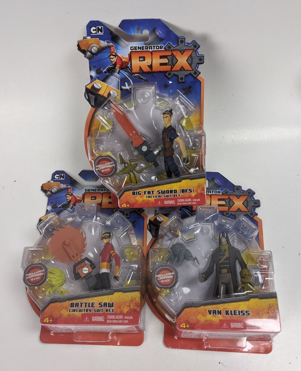 Lote com 3 Bonecos Mutante Rex Mattel Original