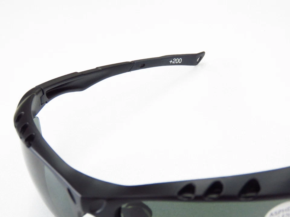 Gafas de sol marco TR90, humo 2,0 mm pc lente bifocal polarizada aumento +2,0 Foto 4 de 4