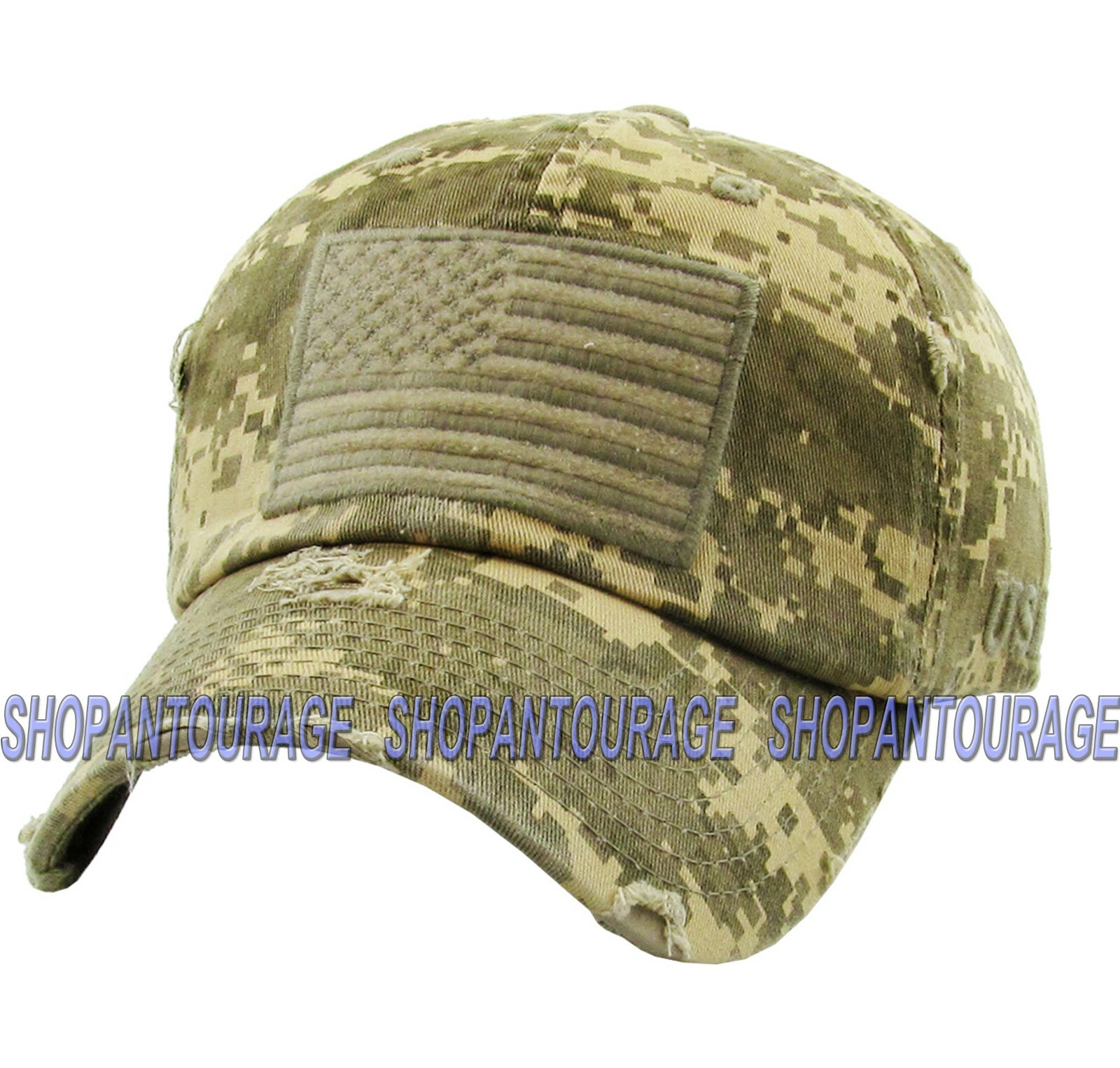 Kbethos Tactical Operator With US Flag KB-209 New Vintage Unisex Trucker Cap Hat