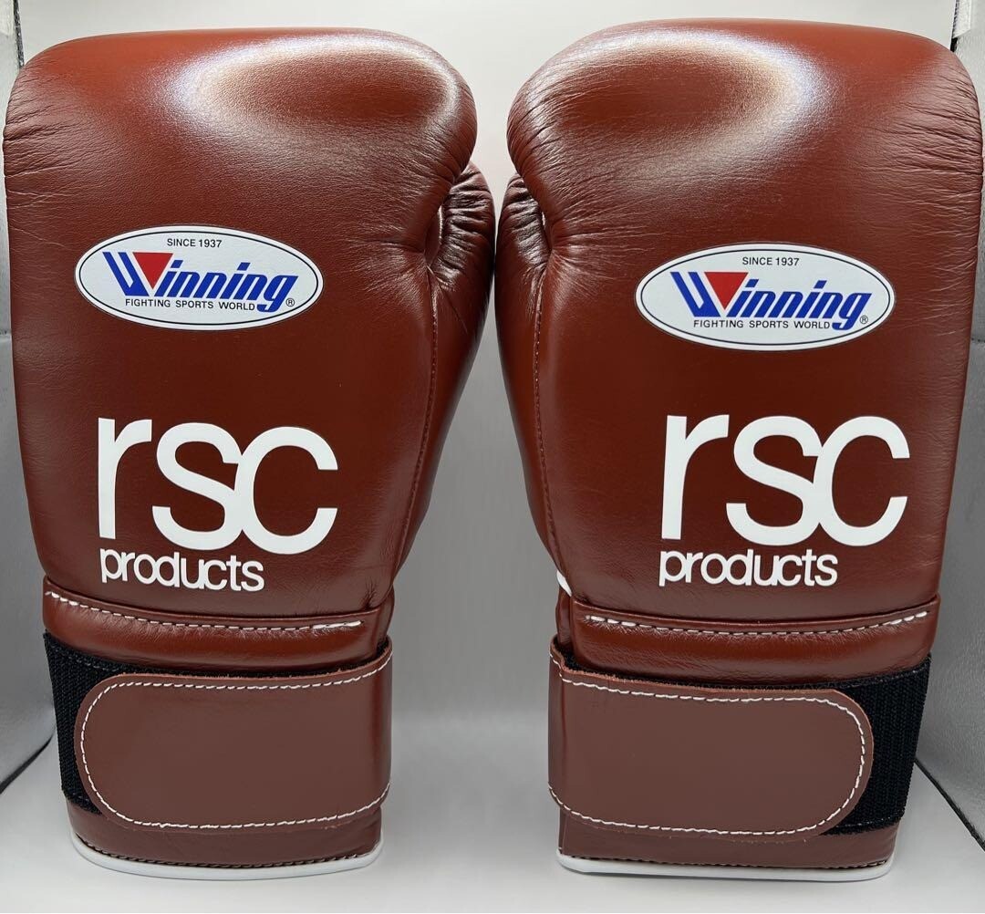 Winning × rsc Boxing Gloves Professional 14oz Brown