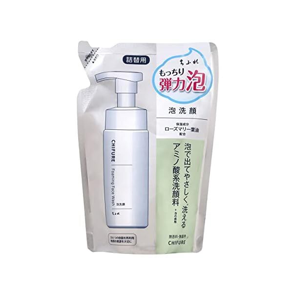 Made in JAPAN Chifure - FACE WASH Cleansing Foam 180mL ""Refill"" Official