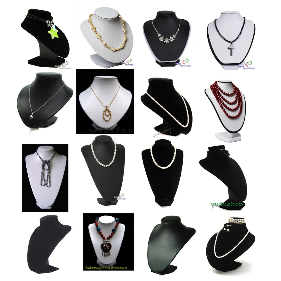 MARKENLOS Schmuckbüs​te Dekobüste Kettenb​üste