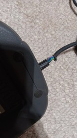 ATARI JAGUAR CONSOLE W/ OEM CONTROLLER , OEM PSU, 3RD PARTY AV CABLE, CYBERMORPH