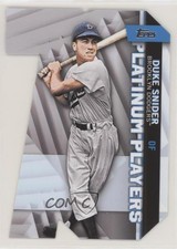 2021 Topps Update Topps Platinum Players Die-Cuts Duke Snider #PDC-60 HOF 1md
