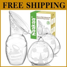 Silicone Manual Breast Pump  Ladybug Milk Collector Combo