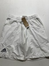 NWT Adidas Ergo Tennis Shorts White Athletic Running Performance Mens Sz Small