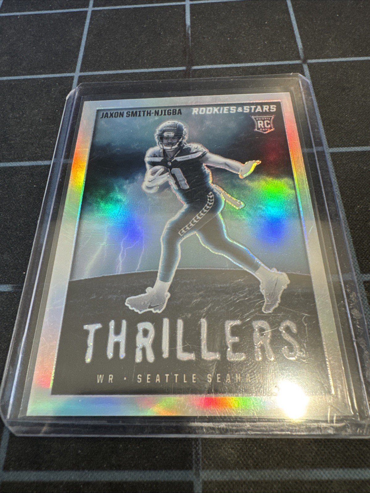 2023 Panini Rookies Stars Thrillers Jaxon Smith-Njigba #TH-27 Silver Prizm (RC)