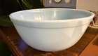 Vintage Pyrex Delphite Blue Belle Mixing Bowl 403 2.5" Quart Excellent Condition