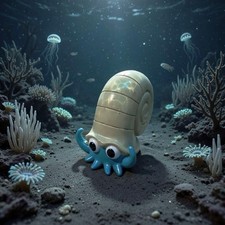 Pokemon MonColle Omanyte - Early Version Figure by TOMY (Rare)