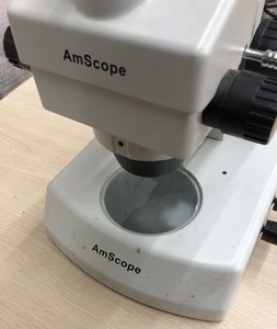 AmScope  Trinocular Stereo Microscope with Bottom Lights
