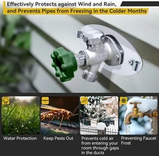 Spigot Mounting Plate Repair Kit, Hose Bib Plate, Hose Bib Mounting Backing P...