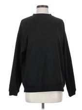 Topshop Women Black Sweatshirt 0