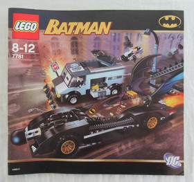 Lego Batmobile & Two-Face Armored Truck Vehicles ONLY Set #7781 2006 DC Comics