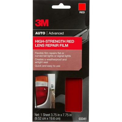3M Auto High Strength Red Lens Repair Film, 03341, 3.75 in x 7.75 in, 