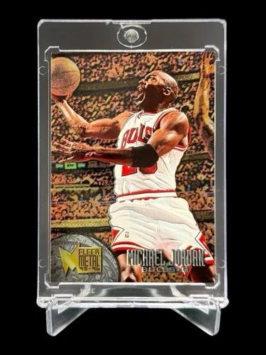 1995/96 Fleer Metal MICHAEL JORDAN BRONZE HOLO FOIL #13 CHICAGO BULLS🔥RARE🔥