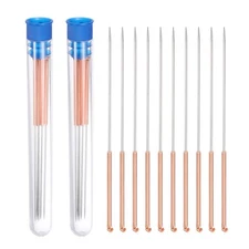 3D Printer Nozzle Cleaning Kit, 10 Pcs Nozzle 1.0mm Nozzle Cleaner Gold