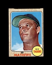 1968 Topps #58 Eddie Mathews Tigers *2324