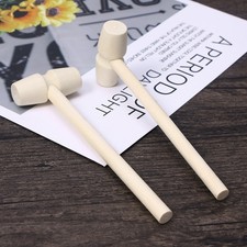 30Pcs Mini Wooden Hammers Mallet Pounding Toys Creative Beating Gavel Toys