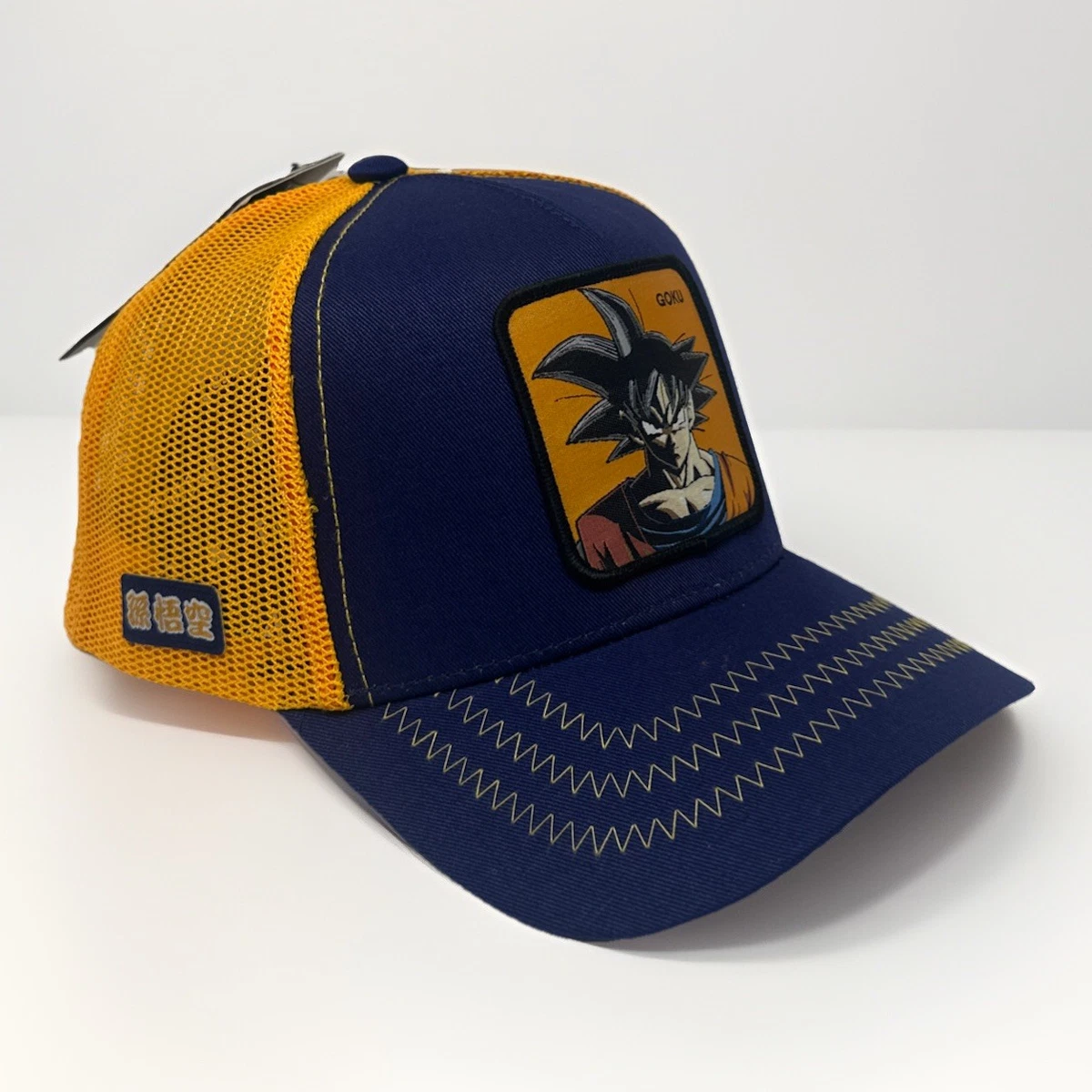 Casquette Dragon Ball Z Super Saiyan Goku – Orange, Mesh Trucker, Taille Unique Homme