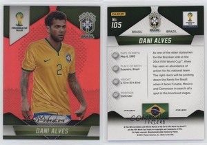 2014 Panini Prizm World Cup Red Prizm /149 Daniel Alves Dani Alves #105