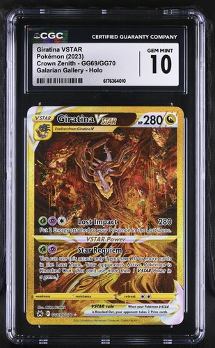 Giratina VSTAR graded CGC 10 for sale on eBay