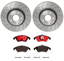 Brembo KT00010 Disc Brake Pad and Rotor Kit for 2015-2020 Mercedes-Benz C-Class