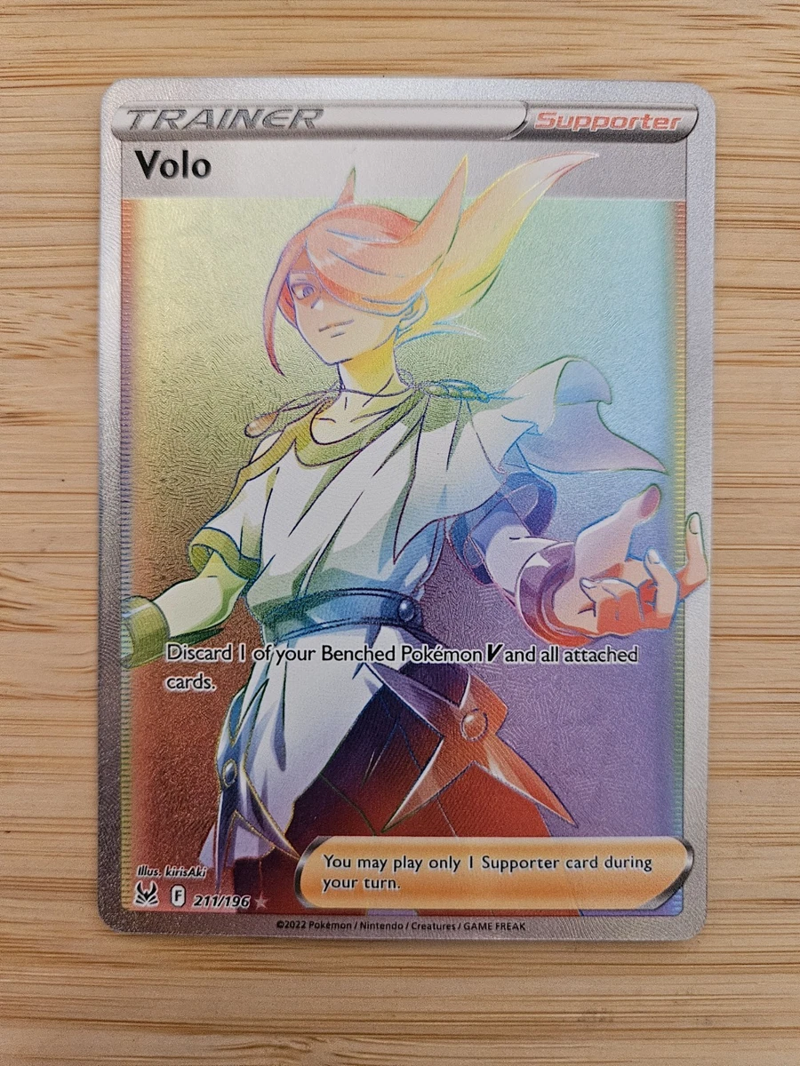 volo pokemon card rainbow rare Volo #211 Prices | Pokemon Lost Origin