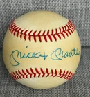 Mickey Mantle Single Signed Baseball Autographed on Sweet Spot. JSA LOA