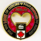 For The Love Of Curling 2021-22 Pin 2022 Beijing Winter Olympic Team Canada RARE