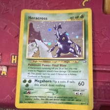 Heracross Neo Genesis Holo Rare 6/111 60 HP Pokémon TCG Card English Unlimited on eBay