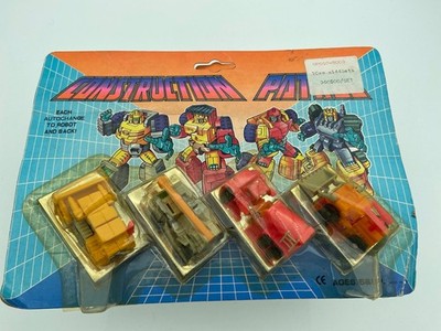 Transformers G1 Construction Patrol micromasters Globo KO Bootleg