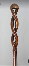Hand carved wooden walking stick for men women luxury walking cane handmade gift