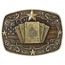 SANSTHS Western Belt Buckle for Men Women, Vintage Cowboy Cowgirl Texas Rodeo...