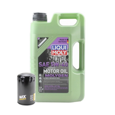#ad 5L Liqui Moly Molygen New Gen 5W 40 Wix Oil Change Kit for Audi Beetle 1.8 2.0L $63.95