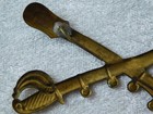 Antique Original Civil War US Union Cavalry Brass Cap Hat Badge — photo 6