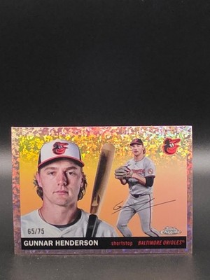 2025 Topps Chrome Platinum Gunnar Henderson Rose Gold Mini Diamond /75 READ*
