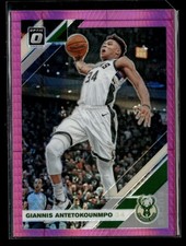 2019 PANINI DONRUSS OPTIC HYPER PINK #81 GIANNIS ANTETOKOUNMPO BUCKS