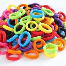 120 Pcs Baby Hair Ties Girls Hair Bands Multicolor Seamless Soft Hair Elastic...