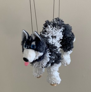 dog string puppet