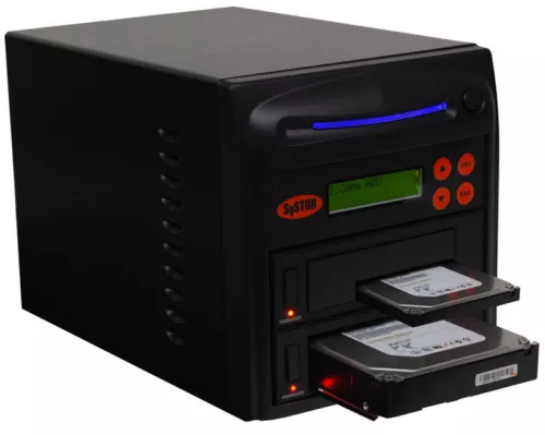 Systor 1:1 SATA 2.5" 3.5" SSD HDD Hard Drive Duplicator & Sanitizer - 18GB/Min