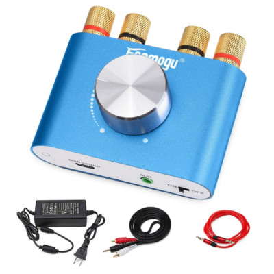 F900 Mini Bluetooth Power Amplifier Wireless Audio Receiver with 12V DC Adapter