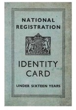 Children's Replica WW2 Identity Card | Memorabilia | Historical | Educational