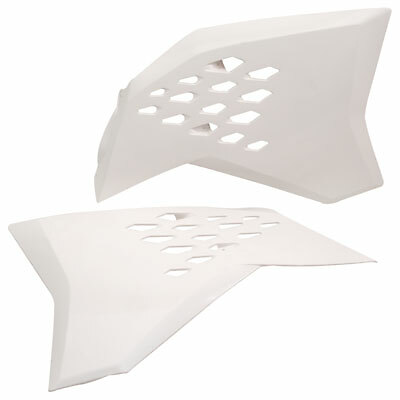 Acerbis Radiator Scoops White for KTM Off-Road Motorcycles