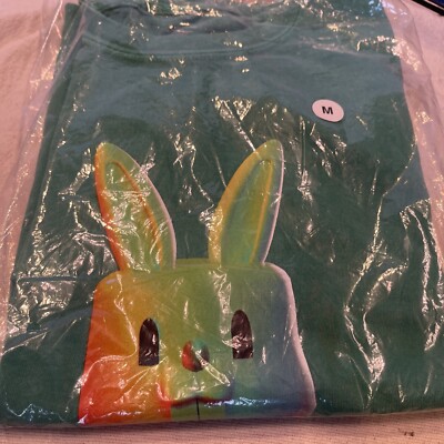 NEW The Nations Trap Bunny Green T-Shirt Size: Medium