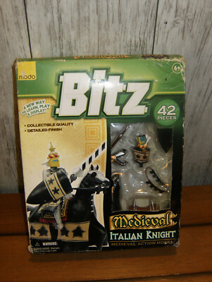 2007 BITZ 4D Master Medieval Italian Knight Action Model 42 PC SET New 