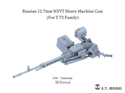 ETmodel P35-250 Russian 12.7mm NSVT Heavy Machine Gun(For T-72 Family）