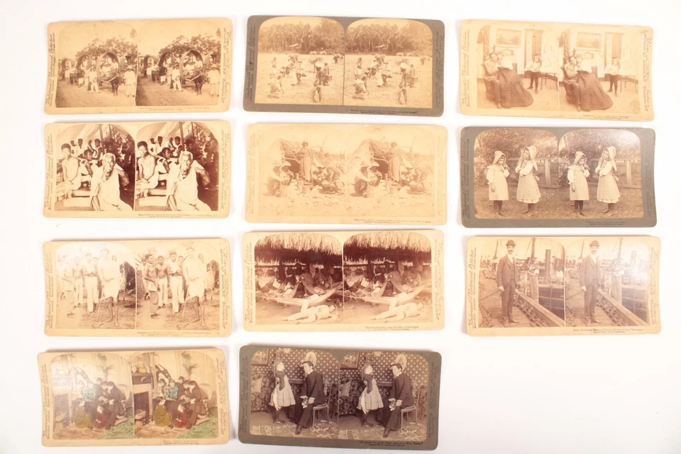 Стереооптические карты филиппинская американская война плюс другие лот из 23 Underwood - Изображение 2 из 2