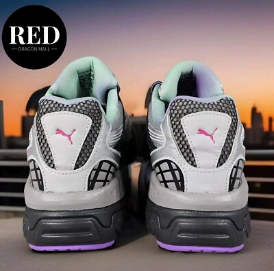 Puma Velophasis Sprint 2K Running Grey Purple Black 395345-02