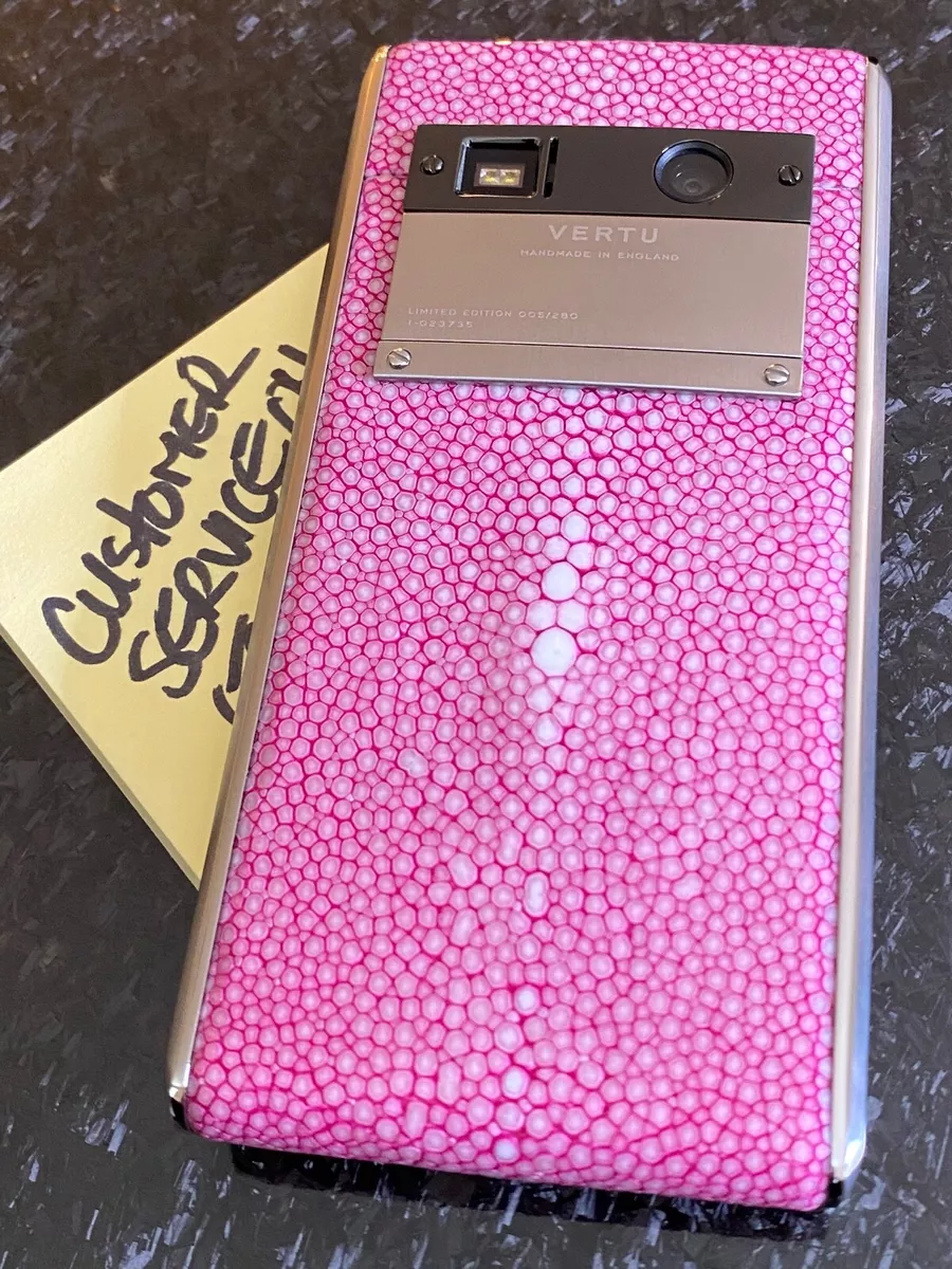 Genuine Vertu ASTER Stingray Pink Limited Edition 280 Brand NEW in Box Very  RARE | eBay