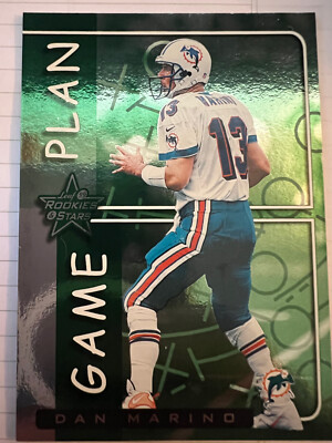 DAN MARINO DOLPHINS 1999 LEAF ROOKIES AND STARS GAME PLAN 2153/2500 #GP-17
